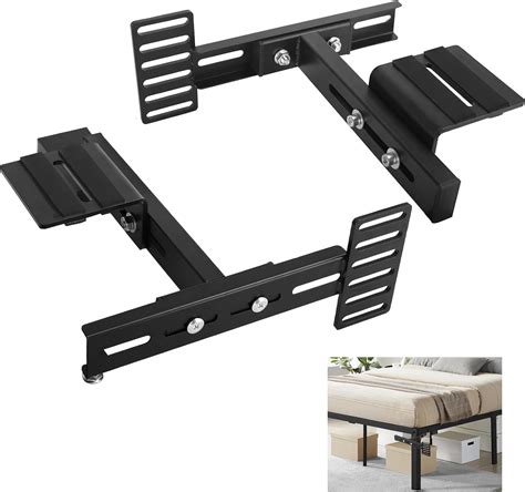 high rise metal bed frame with headboard brackets|adjustable bed headboard bracket kit.